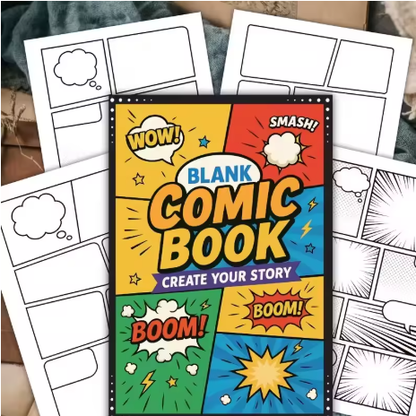 Libro Cómic para Crear tu Propia Historia